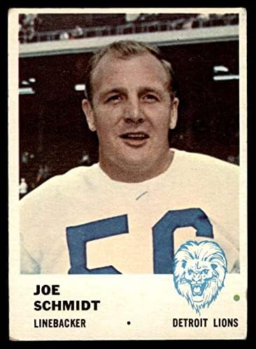 1961 Fleer 86 Joe Schmidt Detroit Lions (Foci Kártya) VG Oroszlánok Pittsburgh