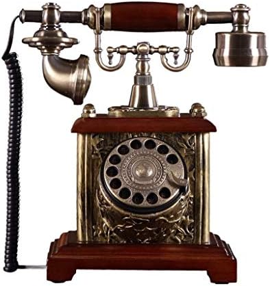 WYFDP Retro Forgó Tárcsa Telefon Antik Vezetékes Kontinentális Telefon Telefon Dekoráció