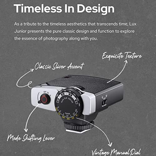 Godox Lux Junior Retro Vaku Speedlight a Mindennapi Klasszikus, Fotózás, anyag, nem a 80-as Évek Kompatibilis Canon, Nikon, Sony