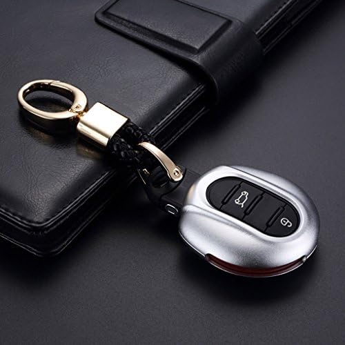 Ezüst Fém Autó Kulcs burkolata Kulcs Shell Kocsi Kulcsot az Esetben Fob Védő BMW mini Kulcsnélküli Bejegyzés Távirányító Smart Key