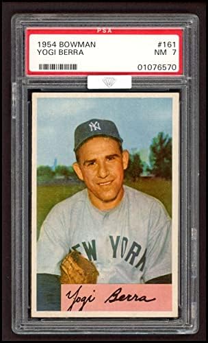 1954 Bowman 161 Yogi Berra New York Yankees (Baseball Kártya) PSA a PSA 7.00 Yankees