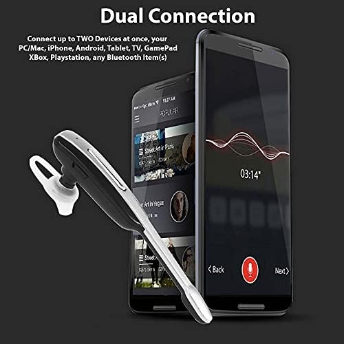 Tek Styz Fülhallgató Kompatibilis Láva Iris X1 Önarckép a Fül Vezeték nélküli Bluetooth zajszűrő Fülhallgató (Fekete/Arany)