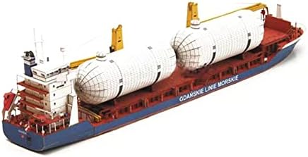 MOOKEENONE 1:400 Skála lengyel Gdansk Teherszállító Hajó Modell Kézzel készült DIY Modell Papír Modell (Összeszerelt Kit )