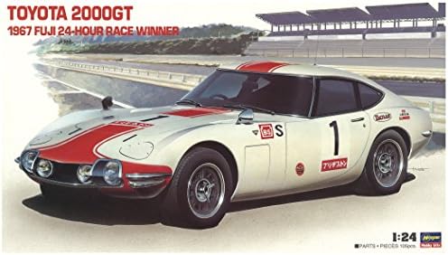 Hasegawa HR1 1/24 Toyota 2000 GT, 1967 Fuji 24 Stunden Rennen Műanyag készlet, Vasúti, Kellékek, Hobbi, Modell Készítése, Tarka
