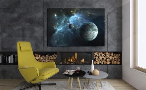 CRYPTONITE Akril Üveg Keret Modern Wall Art, naprendszeren kívüli Bolygó - Galaxy Sorozat - lakberendezés - Akril Wall Art - Kép, Fotó Nyomtatás