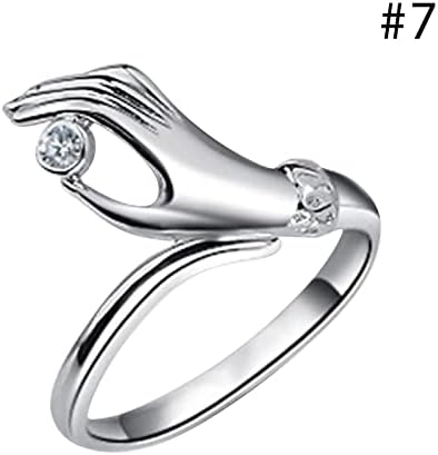 Esküvő & Eljegyzési Gyűrűk Strasszos Kreatív Szerelem Elkötelezettség Nap Anyja Gyémánt Gyűrű, Ékszerek-Kristály Női