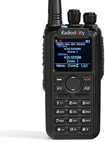 Radioddity GD-AT10G DMR Kézi Rádió 10W Digitális Analóg Hosszú távú (UHF Csak) a GPS APRS, 3100mAh Akkumulátor, a Munka a Hotspot