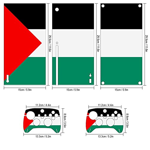 Palesztin Zászló Xbox SeriesX Konzol, Valamint Vezérlő Bőr Vinil-Bőr Matrica Takarja Csomagolás(Xbox seriesX)