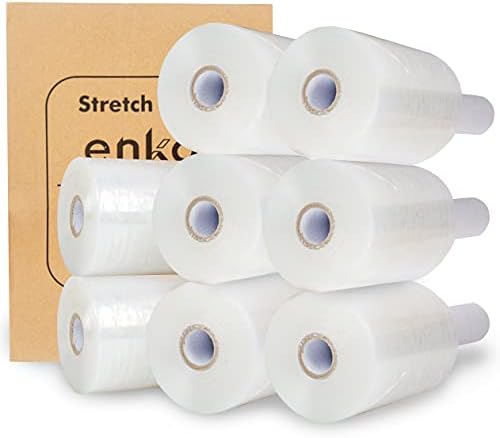 enKo 8 Csomag 5 Mini Roll Stretch Fólia (8000 ft | 1000ft/Tekercs)