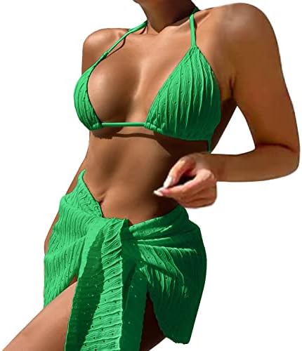 Egy Szexi Bikini a Három Darab Fürdőruhám Pántos Bikini Szoknya, Fürdőruha Női 1 Darab