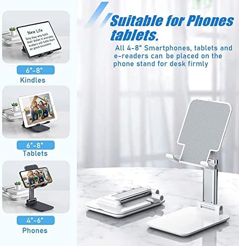 LADUMU Mobil Telefon Támogatja Összecsukható, Hordozható Színes, Asztali Állvány, Kicsi, Könnyen használható Beltéri Multi-Mérete