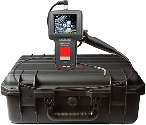 Triplett BR500 Nagy Felbontású Csuklós Videoszkóppal a 6mm Vízálló Kamera, 3.5 Színes TFT LCD Kijelző