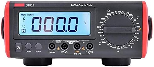 JF-XUAN Multiméter - UT802 19999 Gróf Kézikönyv Tartomány LCD Kijelző Kettős felhasználású Digitális Multiméter 100-240V(UK Plug 100-240V)