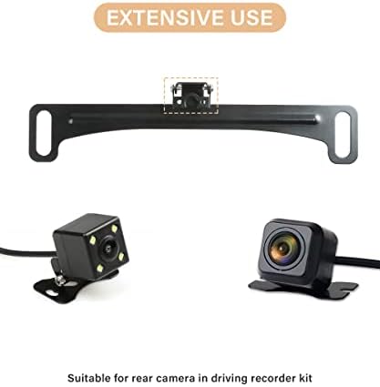 ESEWALAS tolatókamera Csatlakoztatási Accessorie,Kamera Tükör Fényképezőgép Kit,Univerzális Autós tolató Kamera Rendszámtábla