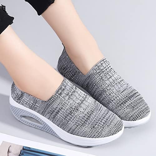 Touchmosees Nők Mary Jane Cipők Platform Cipők Air Cushion Slip-on Gyaloglás Cipő, Ortopéd Cukorbeteg Séta Wedge Sneaker Női Alakformálás
