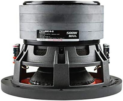 Audiopipe TXX-BDC4-6 Mélynyomó - Quad Stack 6.5 Inch, 500 Wattos Mélynyomó