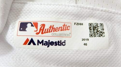 2019 Oakland Egy Atlétika Khris Davis 2 Játék Kiadott Fehér Jersey 150 PS P 1600 - Játék Használt MLB Mezek