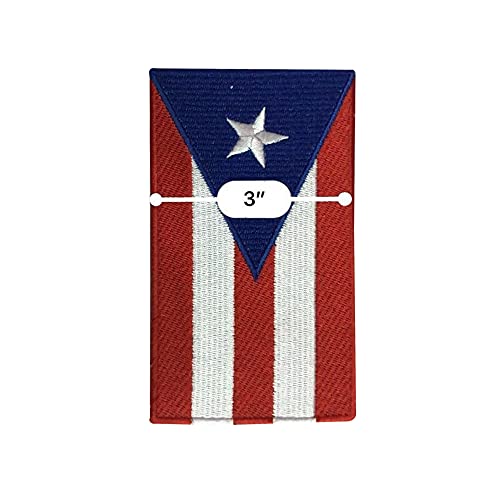 Általános Puerto Rico Zászló, Javítás Hímzett Vas A Patch Varrni A Nemzeti Jelkép Kicsi (2.51.5 hüvelyk)