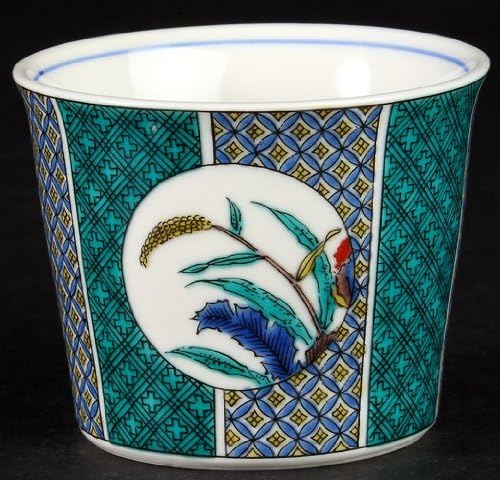 Fürj Kutani-yaki 3.1 inch Kedvéért Csésze, porcelán, Japánban Készült