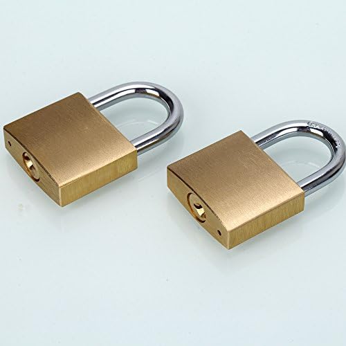 ABRAFOX Tömör Réz Azonos Kulcsos Zár kulcsos Zár Egyforma-（1-9/16 colos 40mm） 2pack
