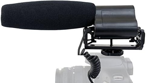 Puska Mikrofon (Sztereó) a Szélvédő & Döglött Macska Muff Canon EOS Rebel SL2