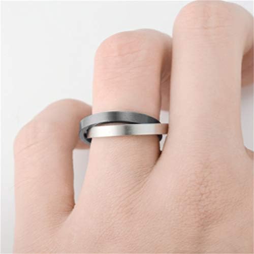 Nanafast 3 DB Tárcsa Szorongás Gyűrű Rozsdamentes Acél Tárcsa Gyűrű Fidget Szorongás Gyűrűk, Nők, Férfiak, stresszoldó Gyűrű Szorongás