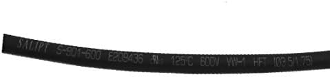 X-mosás ragályos Poliolefin Hő Zsugorodó Cső Wire Wrap Kábel Hüvely 2 Méter Hosszú, 3,5 mm-es Belső Átm Fekete(Manga de kábelt, de envoltura