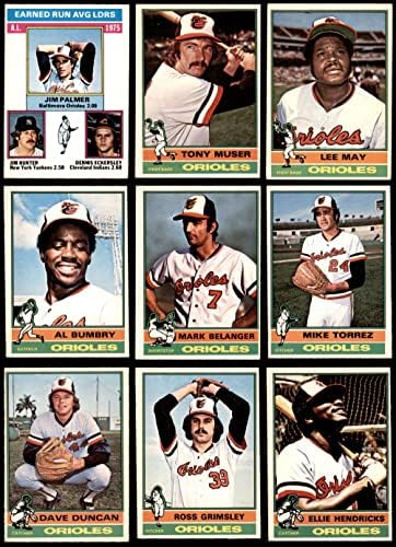 1976 O-Pee-Chee Baltimore Orioles Közelében Csapat készen áll Baltimore Orioles (Set) VG/EX Orioles