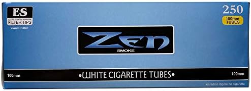 Zen Cigaretta Csövek | Fény | 100 | 10 Csomag | 2500 Csövek | Foglalja az Amerikai Rolling Kanál Kártya
