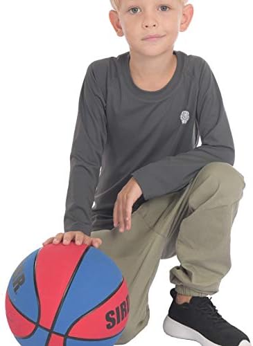 PIQIDIG Fiúk Lányok Hosszú Ujjú Ing - Ifjúsági Tömörítés Pólók Labdarúgás Kosárlabda Sport Alsóing