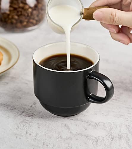 YHOSSEUN Espresso Csésze Csészealj Fém Állvány kávéscsésze Szett