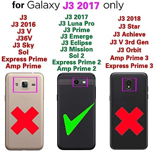 Furiet Kompatibilis a Samsung Galaxy J3 Luna Pro J 3 Miniszterelnök 2017 Jelennek 3J Napfogyatkozás Küldetés Tárca Esetben Csuklópántot