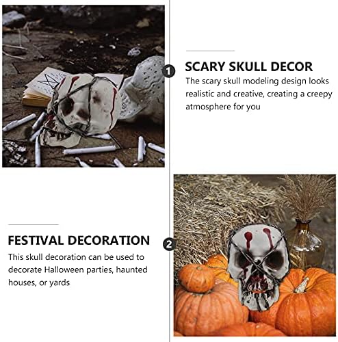 1db Ijesztő Koponya Dísze Halloween Koponya Dísze Fesztivál Helyszínén Dísz Dekoráció Ünnepség