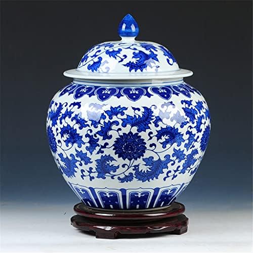 n/a Klasszikus Kínai Kék-Fehér Üvegek Antik Porcelán Gyűjtemény Gyömbér Üvegek