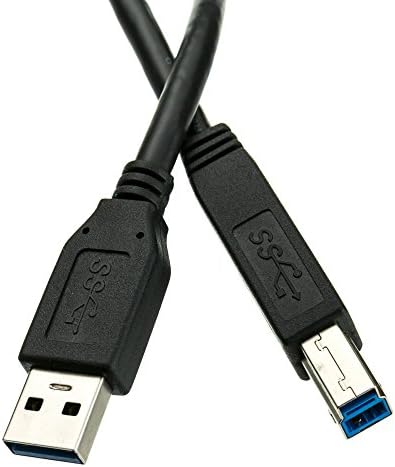 ACL 10 Méter USB 3.0 Típusú Férfi-B Típusú Férfi Nyomtató/Készülék, Kábel, Fekete, 5 Csomag