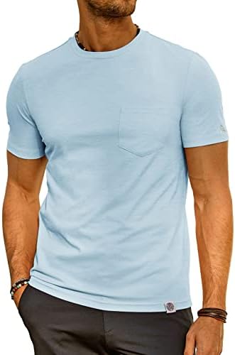 PJ PAUL JONES Férfi Soft Sleeve póló, Alkalmi Könnyű Jersey Póló Pólók