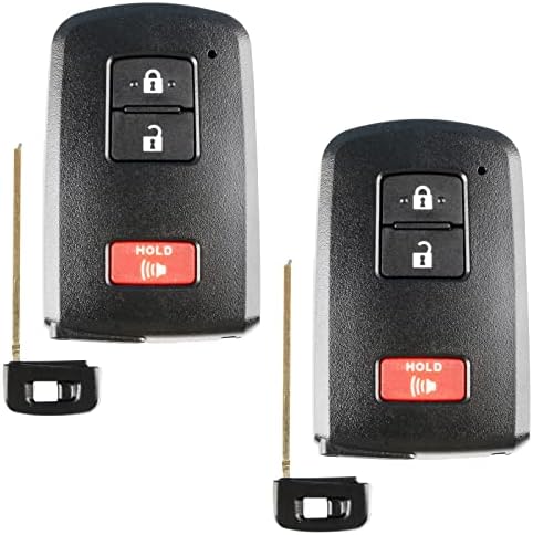 2X Távoli kulcstartó Kulcs nélküli Bejegyzés 3btn Toyota Smart (HYQ14FBA AG 2110)
