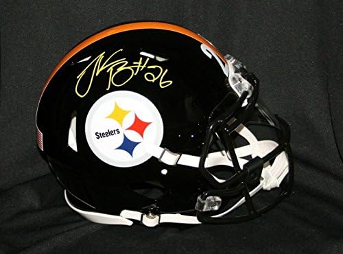 Le'VEON BELL Aláírt Pittsburgh Steelers SEBESSÉG Sisak NAPELLENZŐ Autogramot SZÖVETSÉG - Dedikált NFL Sisak