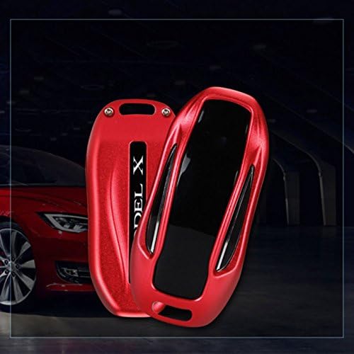 Autó Távoli Flip Billentyűt A Hüvely Fob A Tesla Model X Alumínium Ötvözet Távirányító Autó Kulcs Shell Protector Arany
