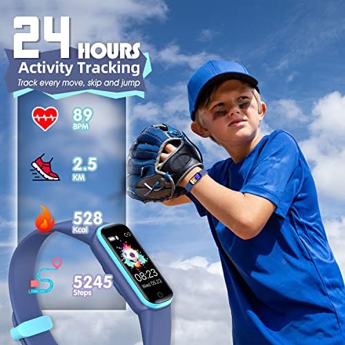 A Slim Fitness Tracker Csere Zenekar a Gyerekek, Lányok, Fiúk Tizenéves Korban 5-16, pulzusmérő, Tevékenység Tracker, Lépés Tracker