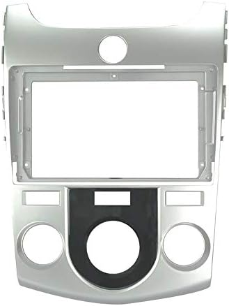 9 inch autórádió Fascia Keret KIA Forte 2010-2017 Kézi AC DVD-GPS Navi Játékos Panel Dash Kit Telepítés Sztereó Keret Trim Előlap