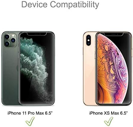 (6 darab) Supershieldz Célja az Apple iPhone 11 Pro Max-iPhone Xs Max (6.5 inch) képernyővédő fólia, Tükröződésmentes, valamint