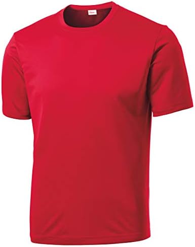 Opna a Férfiak Nagy & Magas, Rövid Ujjú Nedvesség Wicking Sportos póló Normál Méretű & XLT van
