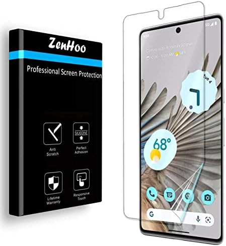 ZenHoo [2-PACK] A Google Pixel 7 Pro (2022), Anti Kék Fény [szemvédő] képernyővédő fólia, Rugalmas PET fólia, Anti Karcolás