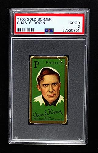 1911 T205 Piros Dooin Philadelphia Phillies (Baseball Kártya) PSA a PSA 2.00 Phillies