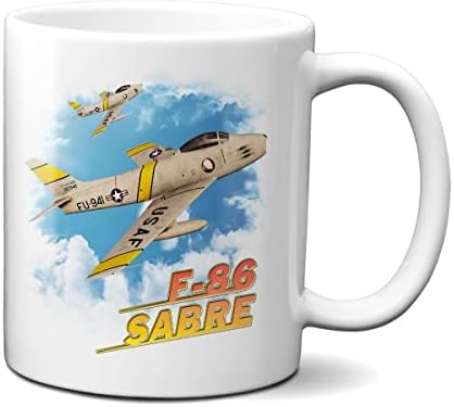 F-86 Sabre A Felhők 11oz Bögre