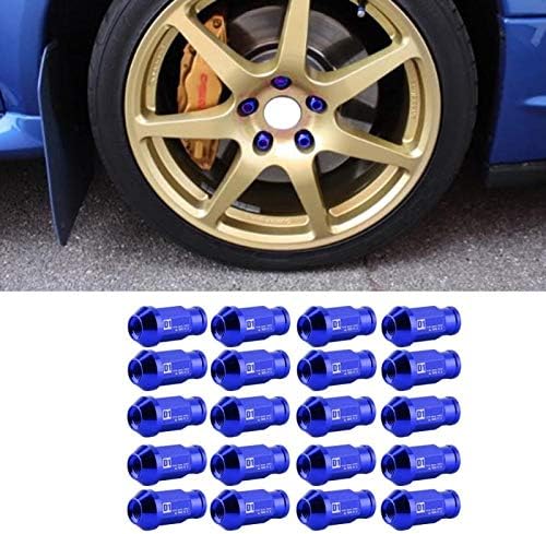 Autó, Kerék, Dió, M12X1.5 Kerék Csavar Racing Wheel Alumínium Dió(Kék)