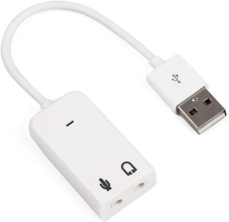 Külső USB-s hangkártya 3D-s Virtuális 7.1 Csatornás hangkártya Adapter Plug & Play PC Asztali Laptop Notebook Szép, Praktikus