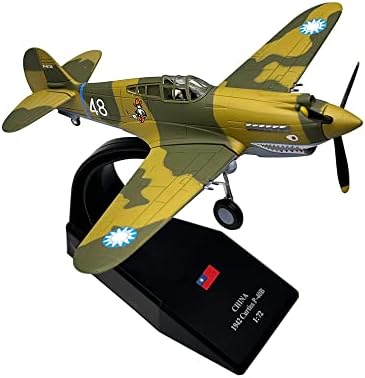 1/72 Méretarányú második VILÁGHÁBORÚ Curtiss P40 Warhawk Harcos Fém Repülő repülőgép Repülőgép Modell Ajándék, Dísz Gyűjtemény