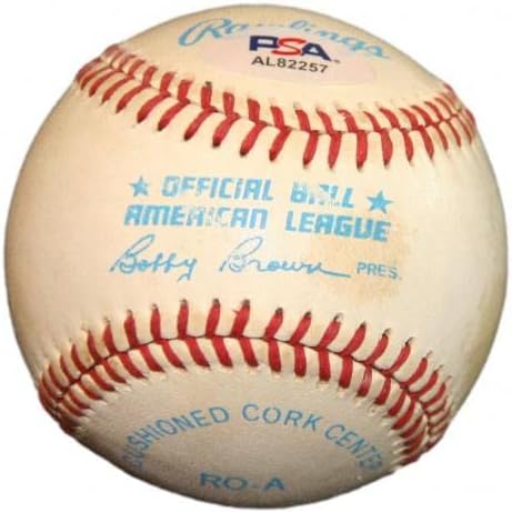 Bobby Richardson Aláírt OAL Baseball Dedikált Yankees PSA/DNS AL82257 - Dedikált Baseball